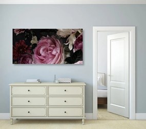 Stampa su tela – Bouquet di fiori in dettaglio