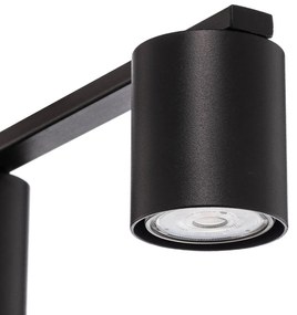 SIGMA Faretto da soffitto Sky, a 5 luci, nero