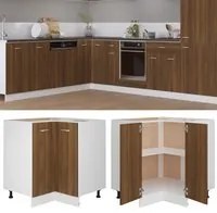 Armadietto Cucina Rovere Marrone 75,5x75,5x80,5 cm in Legno 815584