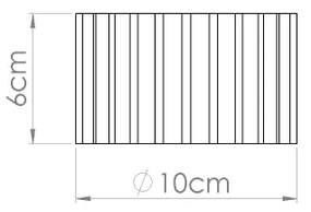 Sollux SL.1792 - Faretto AURA 1xGX53/10W/230V 6 cm crema