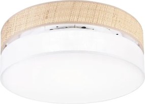 Plafoniera LED SIRJA BOHO LED/36W/230V Ø 45 cm beige/bianco