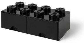 Contenitore nero con due cassetti - LEGO®