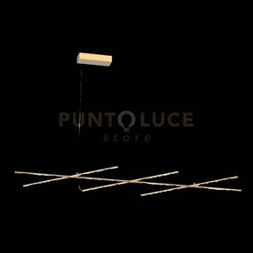 Sospensione 10 luci tubular  md18001070-10agol oro