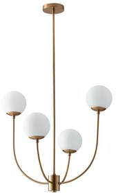 Lampadario Glamour Themys 4x E14 LUCE AMBIENTE DESIGN