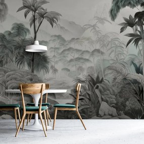 Fotomurale Darwin, petrolio 400X300 cm