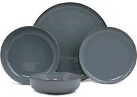 Set 24 pezzi tavola in porcellana blu