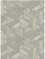 Coordonne Carta da parati Hexagon - Pearl