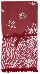 Telo Mare Fouta in cotone Sea  Colore Rosso