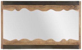 Specchio rettangolare in legno di acacia nilotica Yellowstone cm 120x4x72