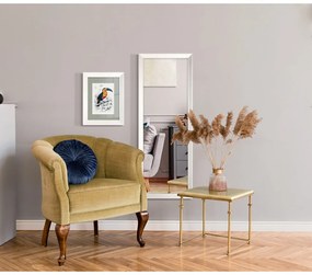 Specchio da parete con cornice bianca ienne, 47 x 147 cm Paris - Styler