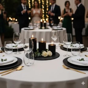 Set di 3 candele LED BRILLO LED/2xAA nere + telecomando