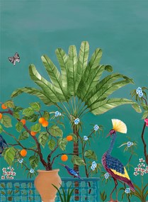 Coordonne Wandbild Neo-Tea Garden - Green