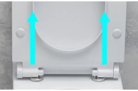 Bruckner - Sedile del water SoftClose FULDA SLIM bianco