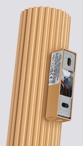 Lampada da parete dorata Gleam – Sollux