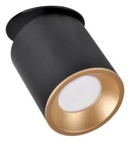Faretto da incasso HARON 1xGU10/10W/230V nero/oro