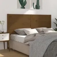 Testiera per Letto Miele 206x4x100 cm in Legno Massello di Pino cod 12114