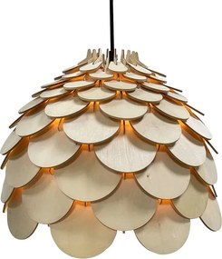 Lampada a sospensione con cavo BURGO 1xE27/60W/230V diam. 35 cm