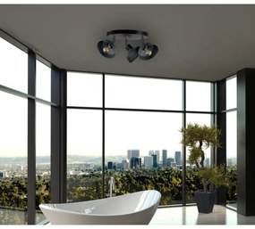 Faretto FAUN 3xE27/60W/230V nero