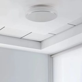 Plafoniera BOGDAN 2xE27/20W/230V diametro 33 cm bianco