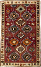 Gabbeh Tappeto 140 x 220 Rosso (Iran) Annodato A Mano