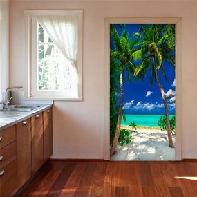 Fotomurale per porta Photo wallpaper Island, beach I