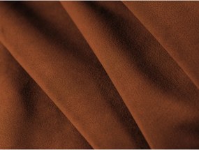 Divano angolare arancione ad angolo destro Lupine - Micadoni Home