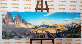 Quadro su tela – Vista spettacolare dalle montagne