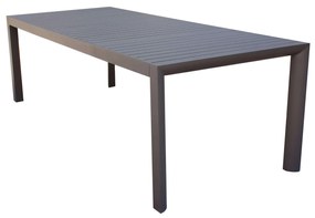 EQUITATUS - tavolo da giardino allungabile in alluminio 160/240x100