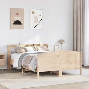 Letto senza materasso 140x200 cm in legno massello di pino