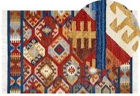 Tappeto kilim lana multicolore 200 x 300 cm JRVESH Beliani