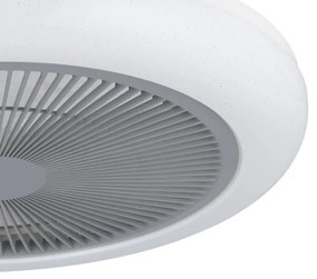Eglo 35138 - Ventilatore da soffitto dimmerabile a LED KOSTRENA LED/25,5W/230V grigio+TC