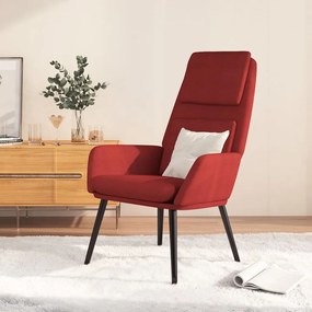 Sedia Relax Rosso Vino İn Tessuto /