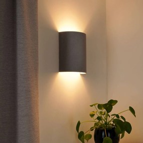 Duolla Applique Semi Circle, Soro, grigio, E27