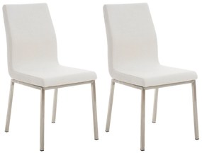 Set Di Sedie Da Pranzo Colmar İn Tessuto - Eleganza E Comfort Unici / Weiß