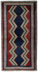 Gabbeh Tappeto persiano 100x200 Blu (Iran) Annodato A Mano
