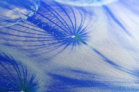 Stampa su tela – Soffione in tonalità blu