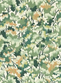 Harlequin Carta da parati Tree Tops - Forest/ Clay/ Evergreen