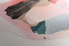 Quadro su tela – Astrazione tra le montagne