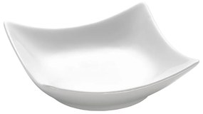 Ciotola in porcellana bianca Basic Wave, 10,5 x 10,5 cm - Maxwell &amp; Williams
