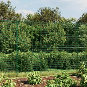 Recinzione Metallica Con Picchetti Ancoraggio Verde 1,4x10 M /