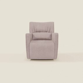 Tulla Poltrona girevole in tessuto impermeabile T02 rosa