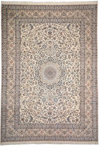 Nain Tappeto 350 x 480 Beige (Iran) Annodato A Mano