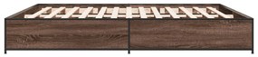 Giroletto rovere marrone 180x200cm in legno multistrato metallo