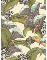 Cole & Son Carta da parati Hoopoe Leaves - 119/1001