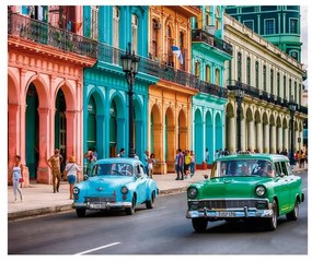 Fotomurale KOMAR Cuba, Multicolore 368X254 cm