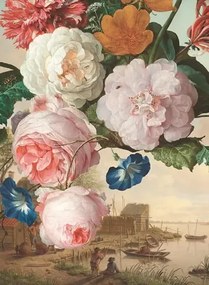 Eijffinger Carta da parati Dutch Masters - Mehrfarbig Ocker