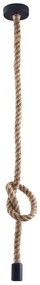 Lampadario a sospensione con filo ROPE 1xE27/12W/230V