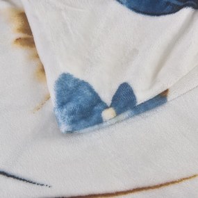 Set copripiumino e federa blu scuro in micropile per letto singolo 140x200 cm Marbella – My House