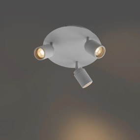 Faretto moderno da bagno bianco 3 luci IP44 - Ducha