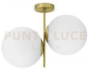 Jugen lampadario da soffitto soffitto 2 luci ottone attcco e27